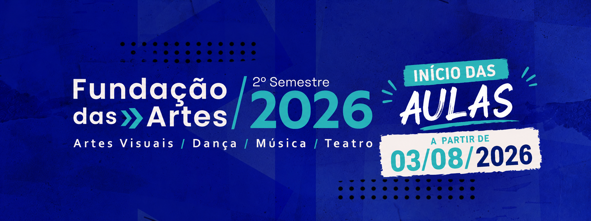 Início das Aulas - 2º Semestre de 2026